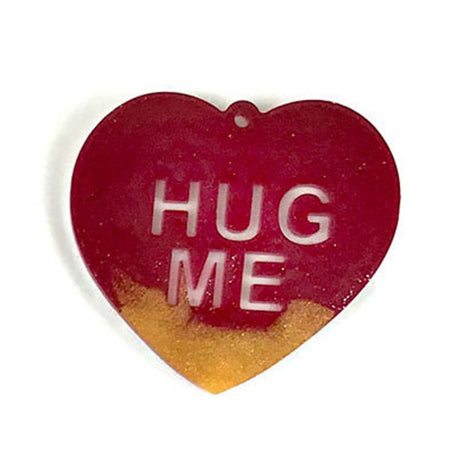 Silikonform 60x66x6mm - Anheng Hjerte "Hug Me"