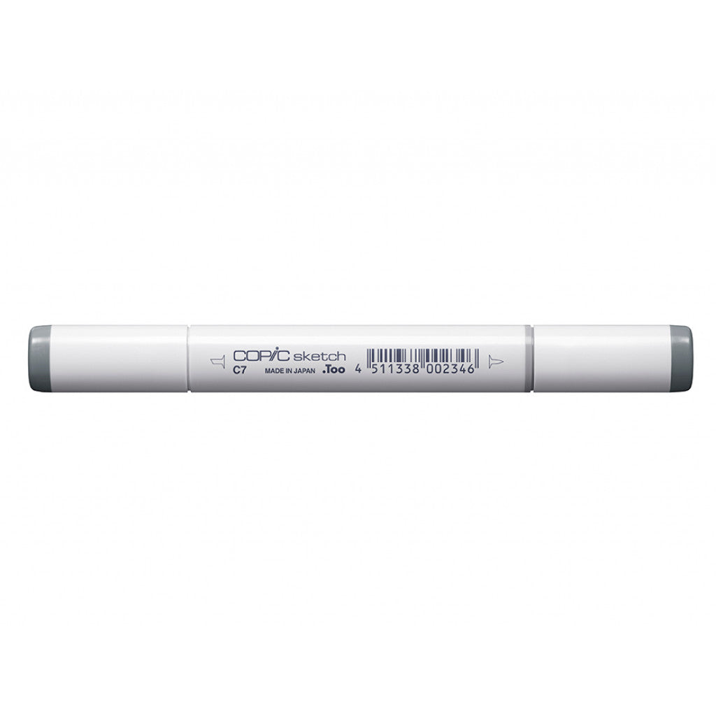 Copic Marker Sketch - C7 Cool Gray No.7