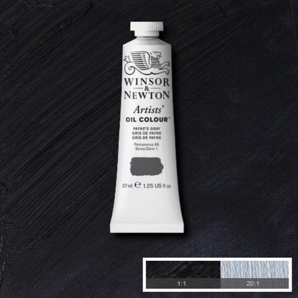 W&N - Artists Oil 37ml - 465 Paynes Gray