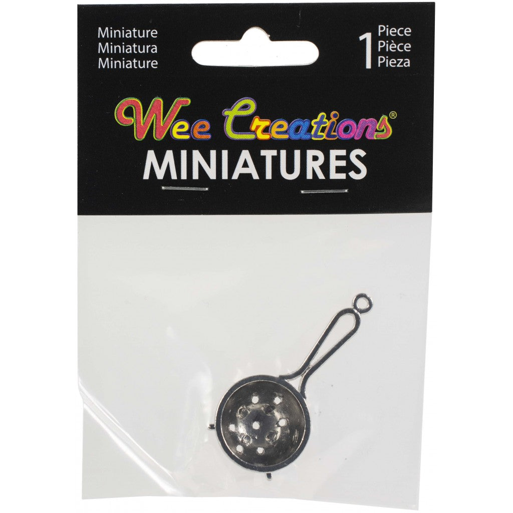 Miniatyr 4,5cm - Silver Strainer