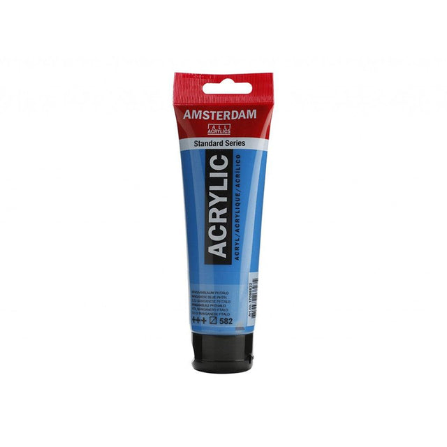 Amsterdam Standard 120ml - 582 Manganese Blue Phthalo - HobbyHimmelen