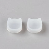 Silikonform 9x10x5mm - Øredobb Katt 2stk