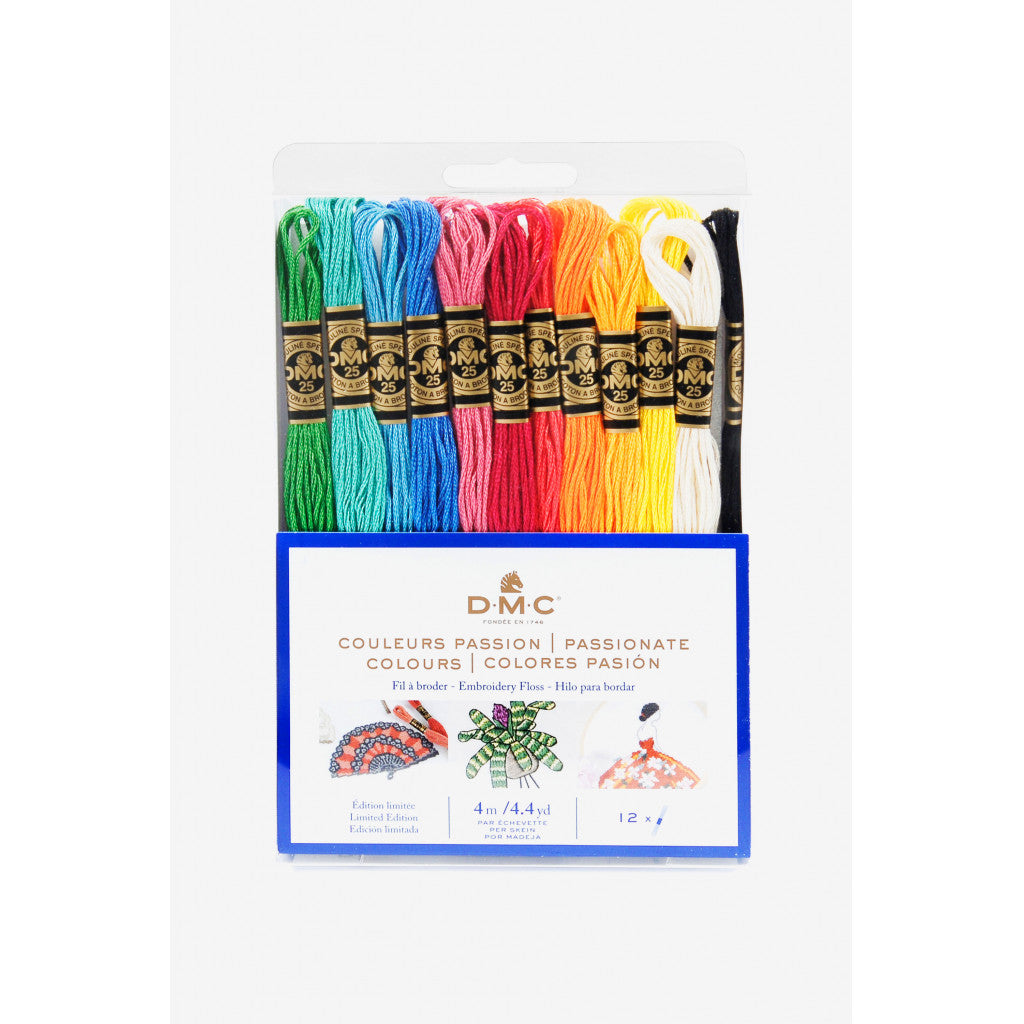 DMC Mouliné Assortment, 12stk - Brights