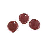 God Jul segl, Poly, 4cm - Rød