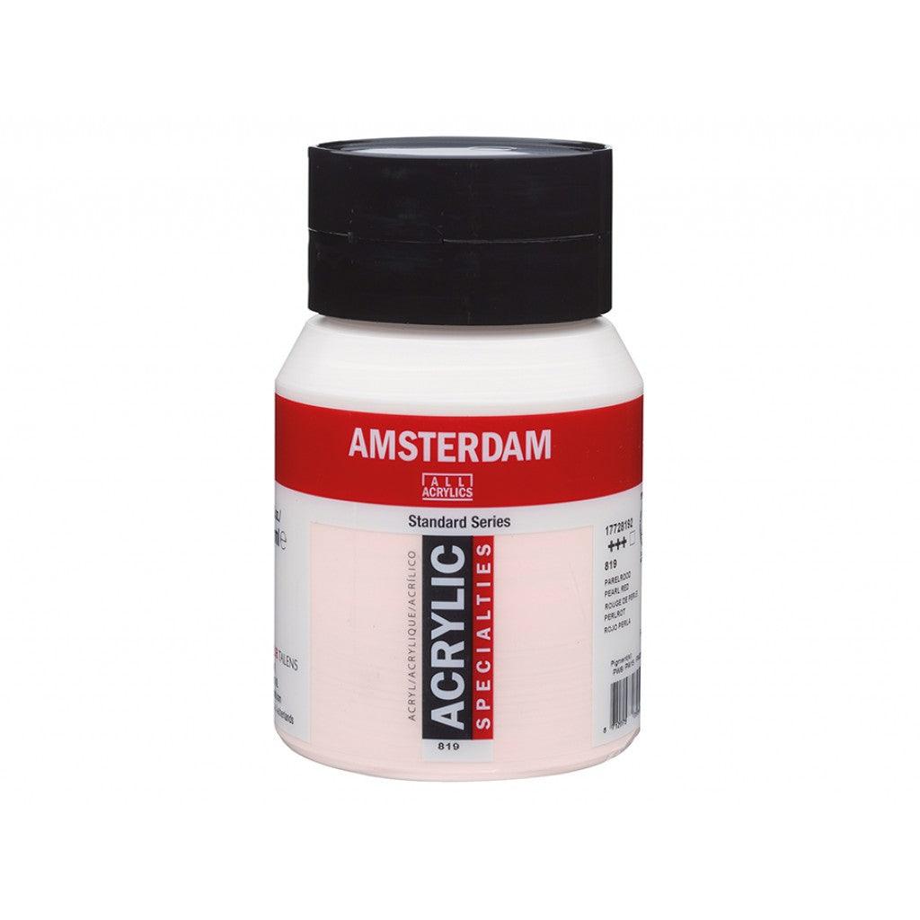 Amsterdam Standard 500ml - 819 Pearl Red - HobbyHimmelen
