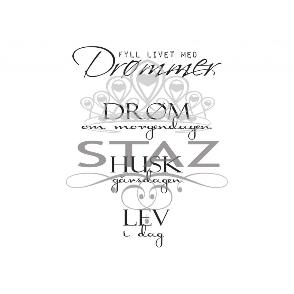 Staz Stempelsett - Drøm om Morgendagen