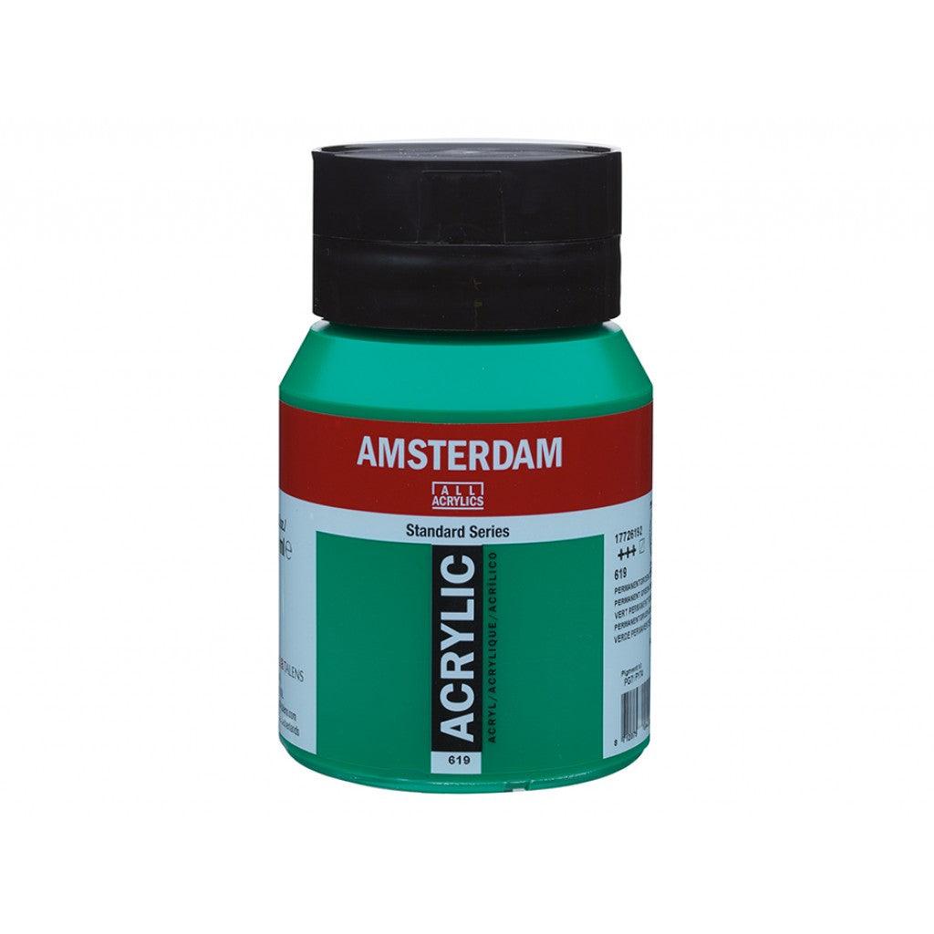 Amsterdam Standard 500ml - 619 Permanent Green Deep - HobbyHimmelen