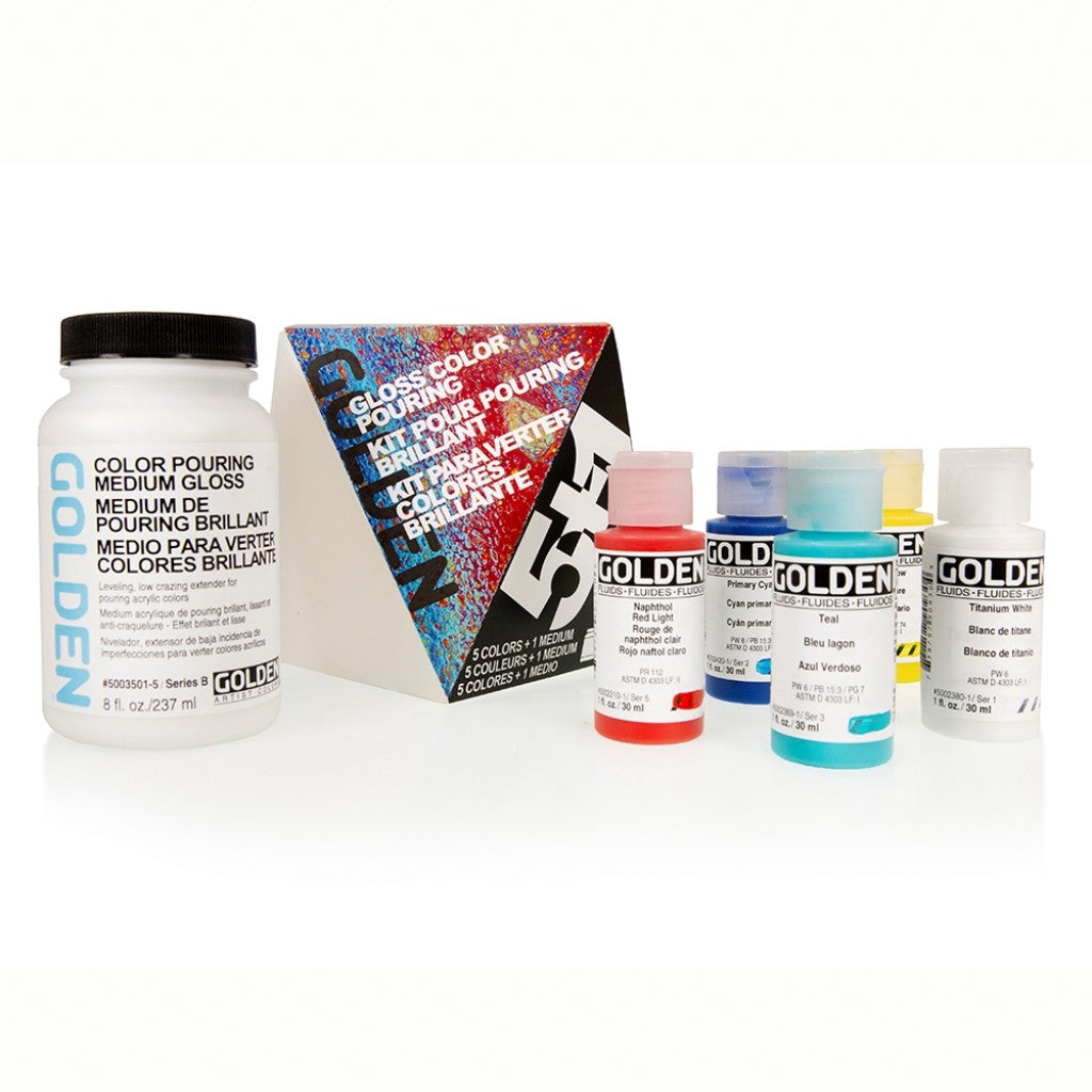 Golden - Gloss Pouring-sett -U