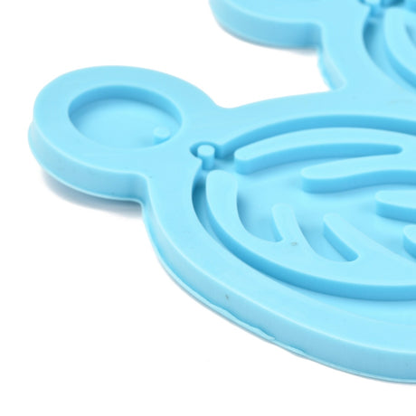 Silikonform 58.5x50mm - Øredobber Monstera