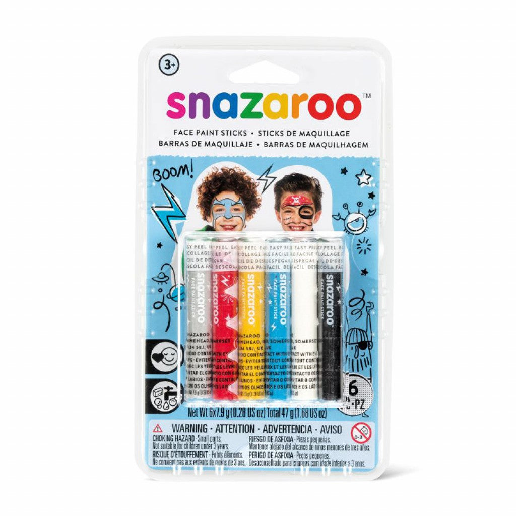 Snazaroo Ansiktsmalings-kritt - Boys