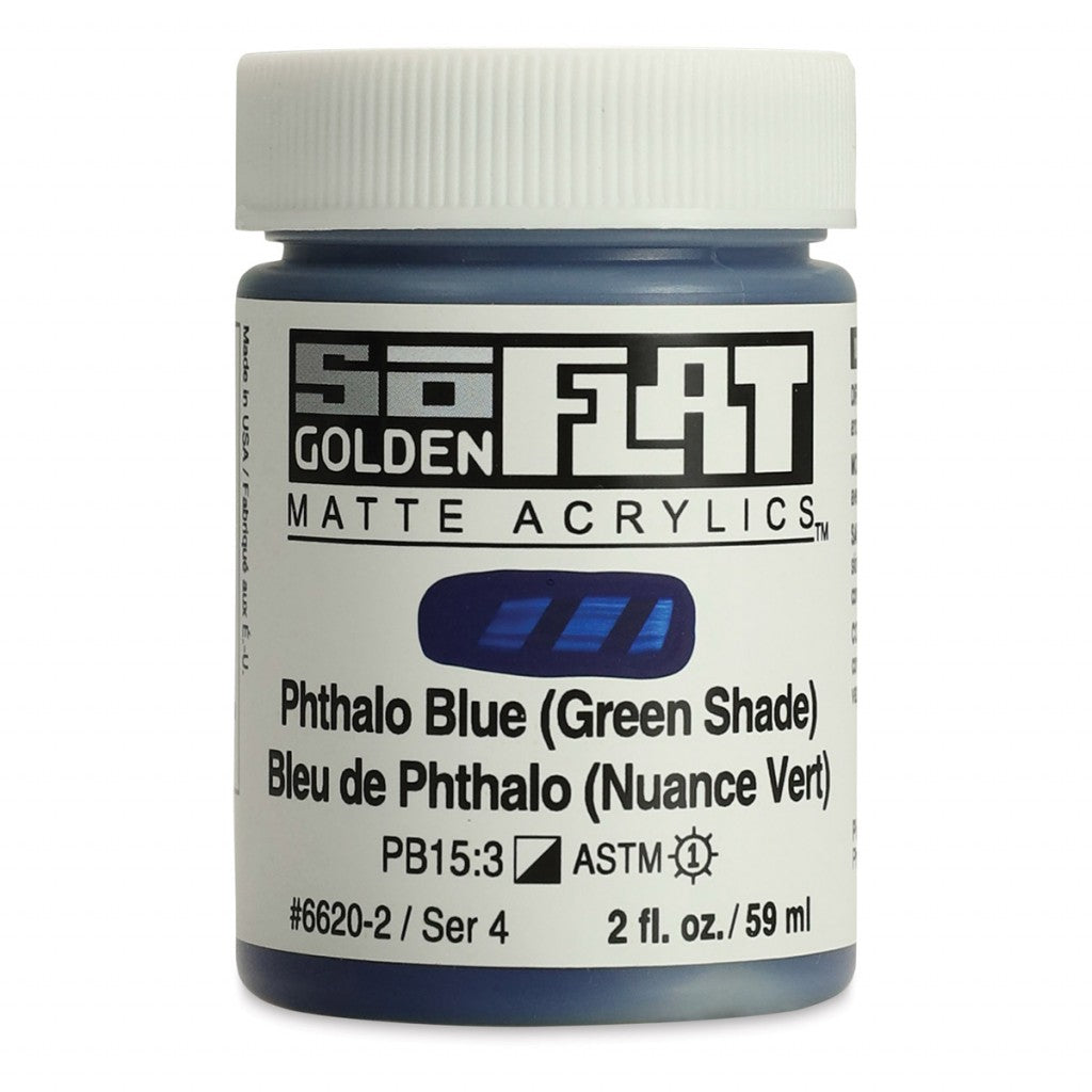 Golden - SoFlat 59ml - 6620-2 Phthalo Blue (Green Shade) 