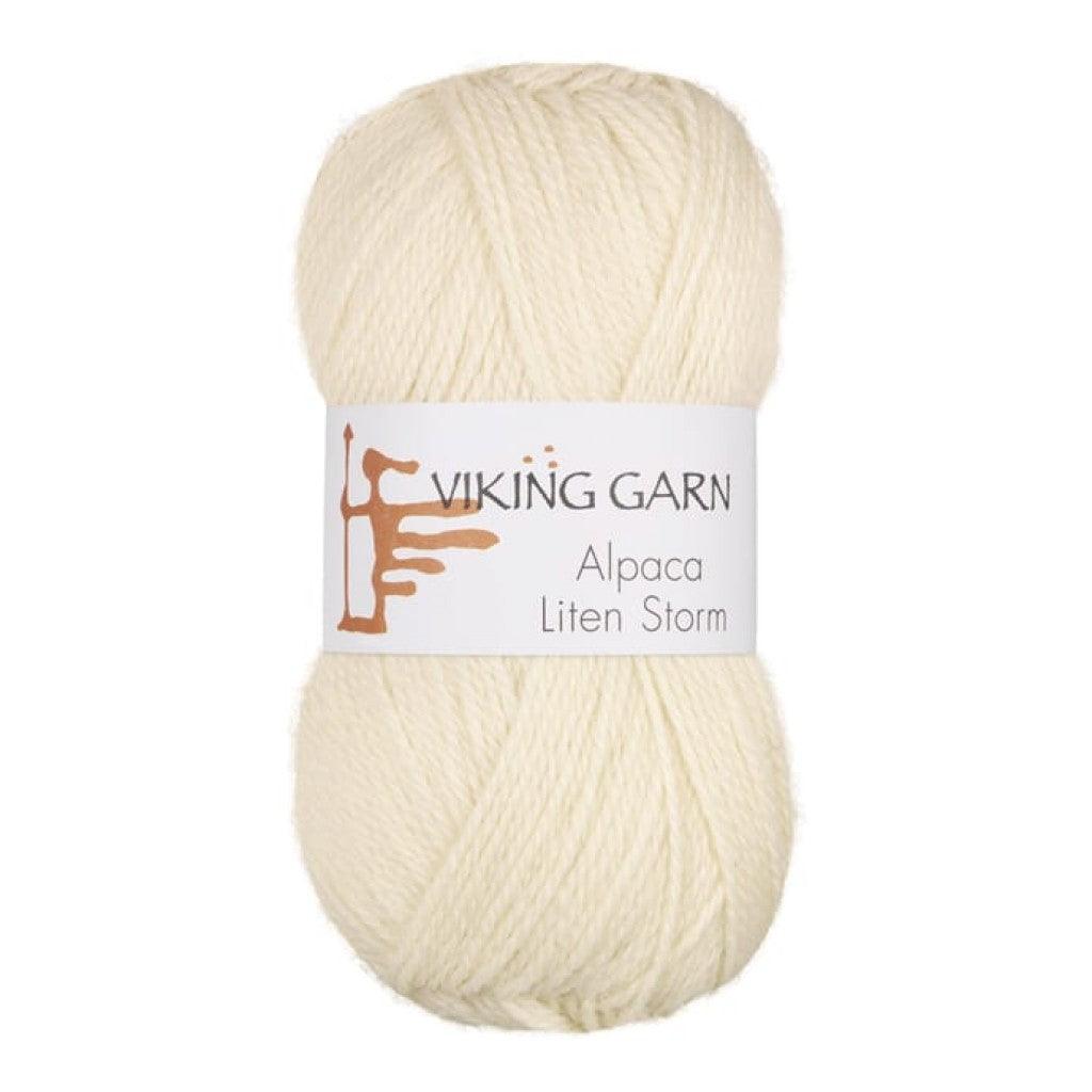 Alpaca Liten Storm - 702 Naturhvit - HobbyHimmelen