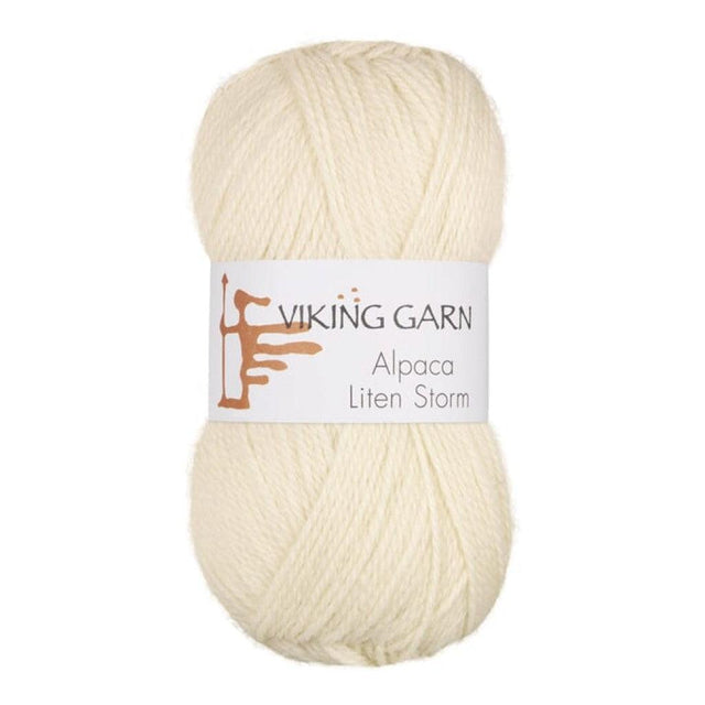 Alpaca Liten Storm - 702 Naturhvit - HobbyHimmelen