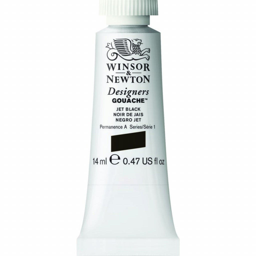 W&N - Designers Gouache 14ml - 335 Jet Black
