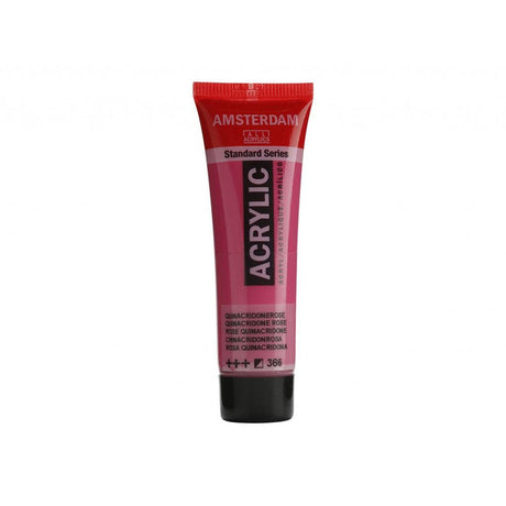 Amsterdam Standard 20ml - 366 Quinacridone Rose - HobbyHimmelen