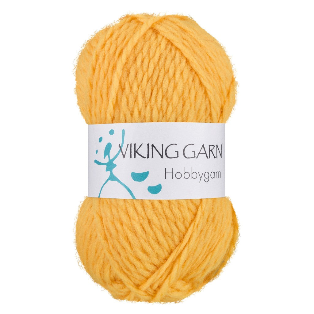 Viking Hobbygarn - 946 Gul