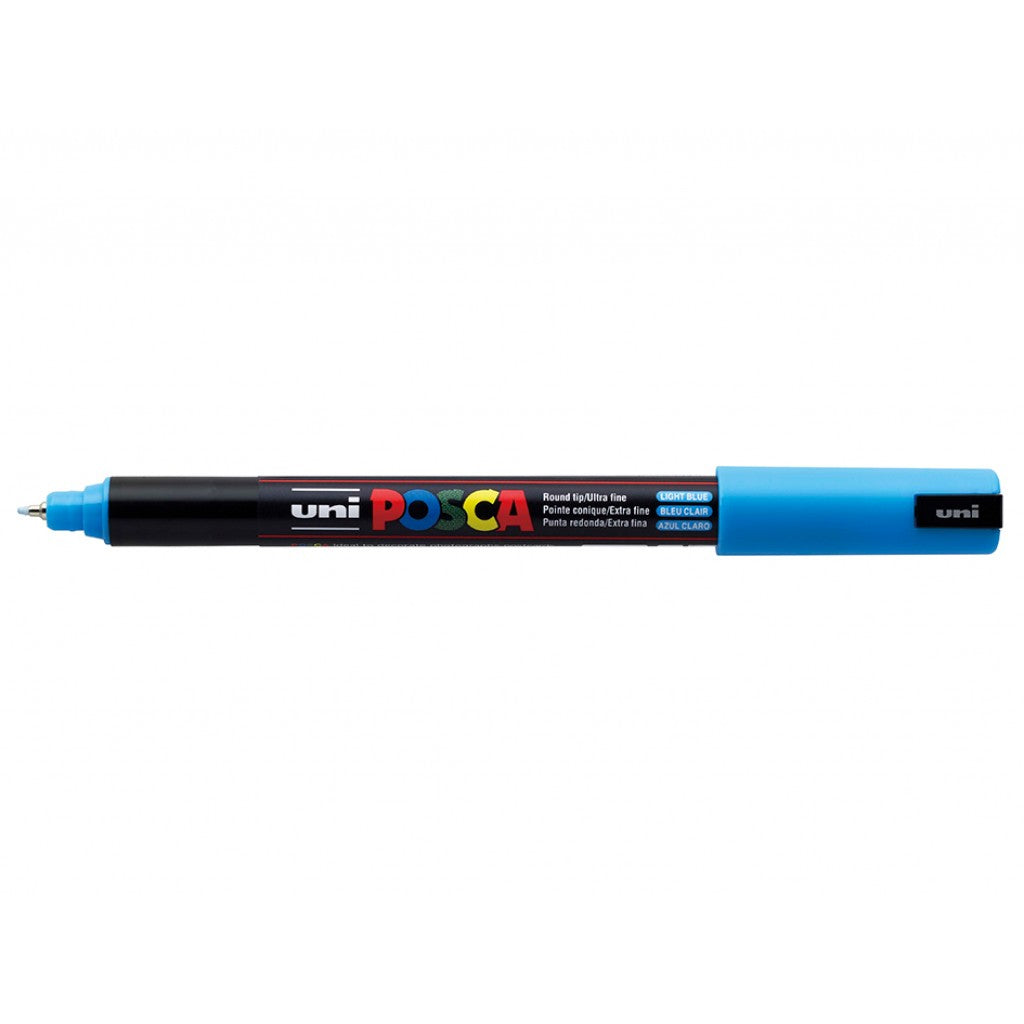Uni POSCA PC-1MR - Ultra-Fine 0,7mm - 8 Light Blue