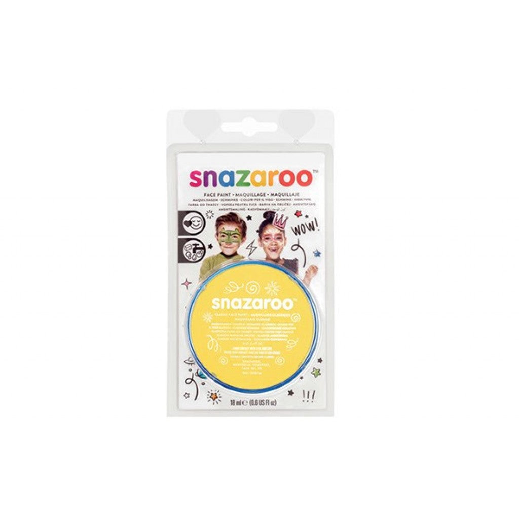 Snazaroo Ansiktsmaling, 18ml - Bright Yellow