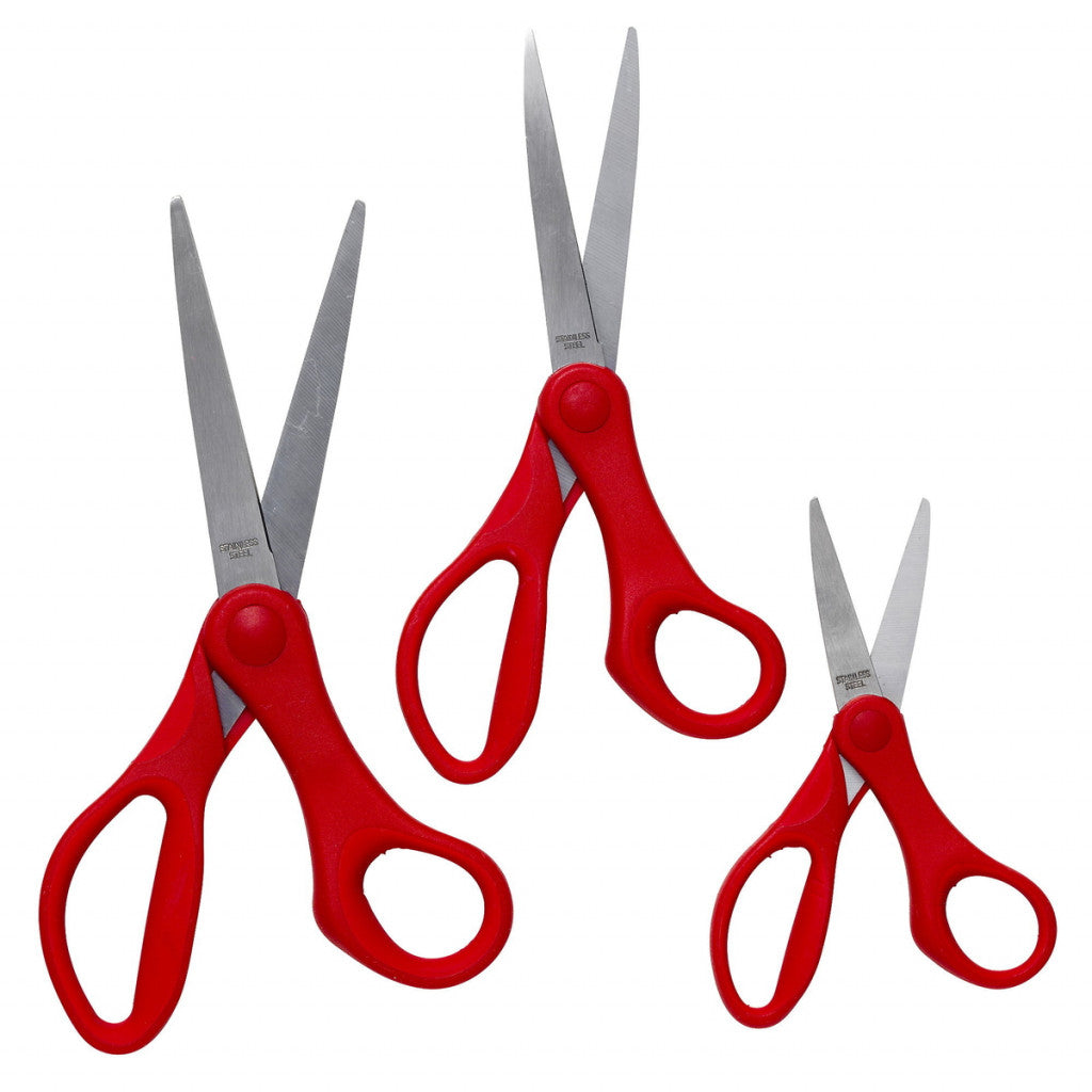 Saksesett 3stk - Rød