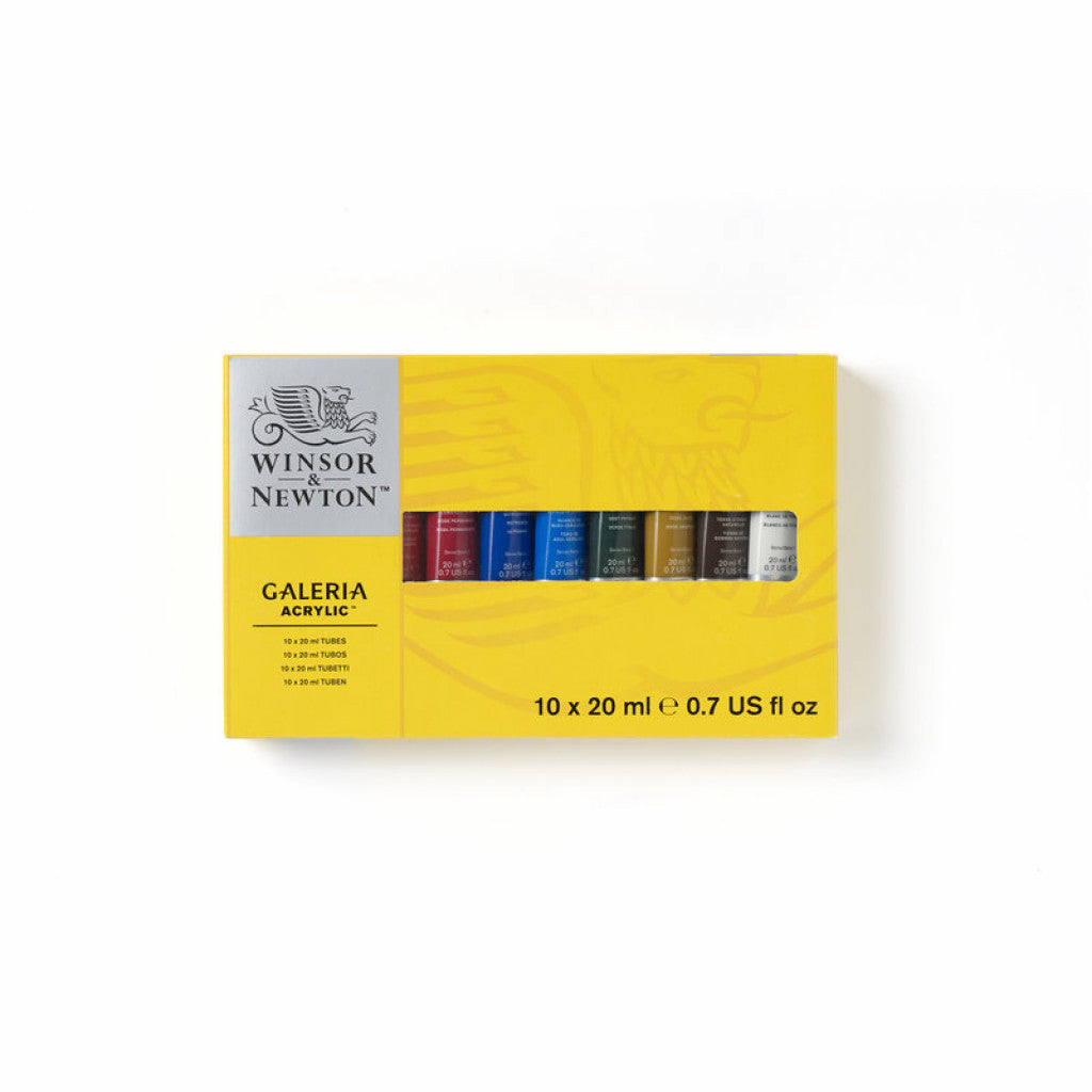 W&N sett Galeria 10x20ml