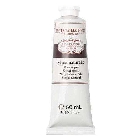 Charbonnel - Etching Ink 60ml - Raw Sepia - HobbyHimmelen