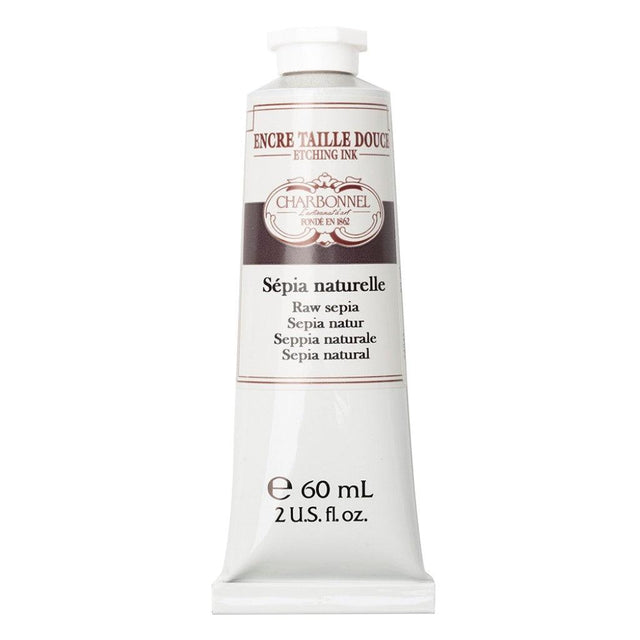 Charbonnel - Etching Ink 60ml - Raw Sepia - HobbyHimmelen