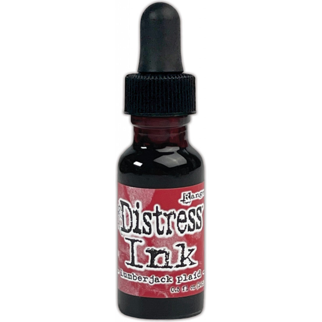 Tim Holtz Distress Ink Re-Inker 15ml - Lumberjack Plaid