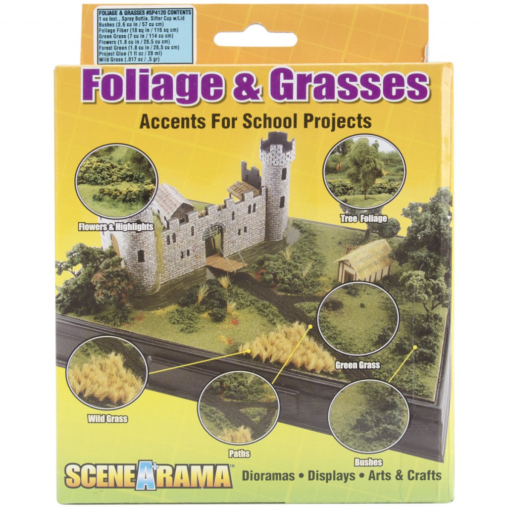 SceneArama - Bushes, Foliage & Grass Kit