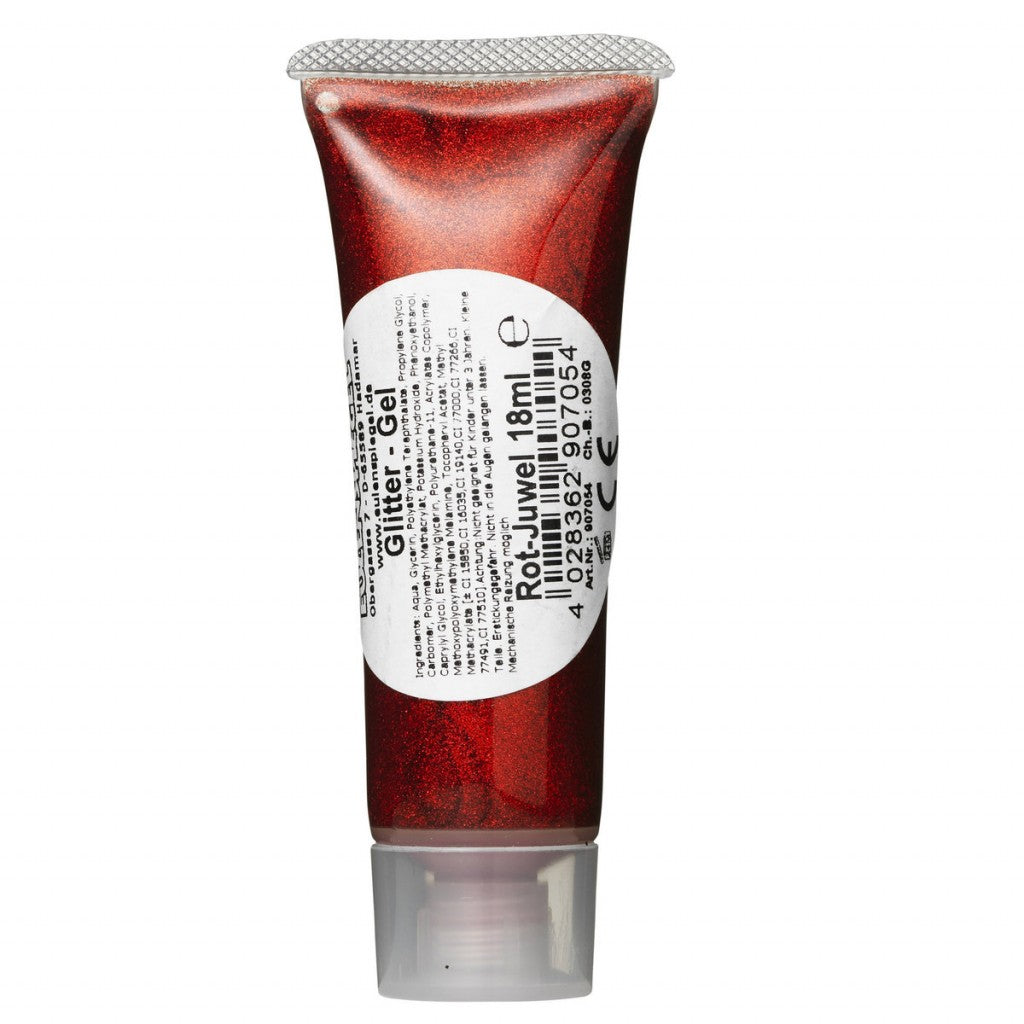 Sminke Glittergel Rød