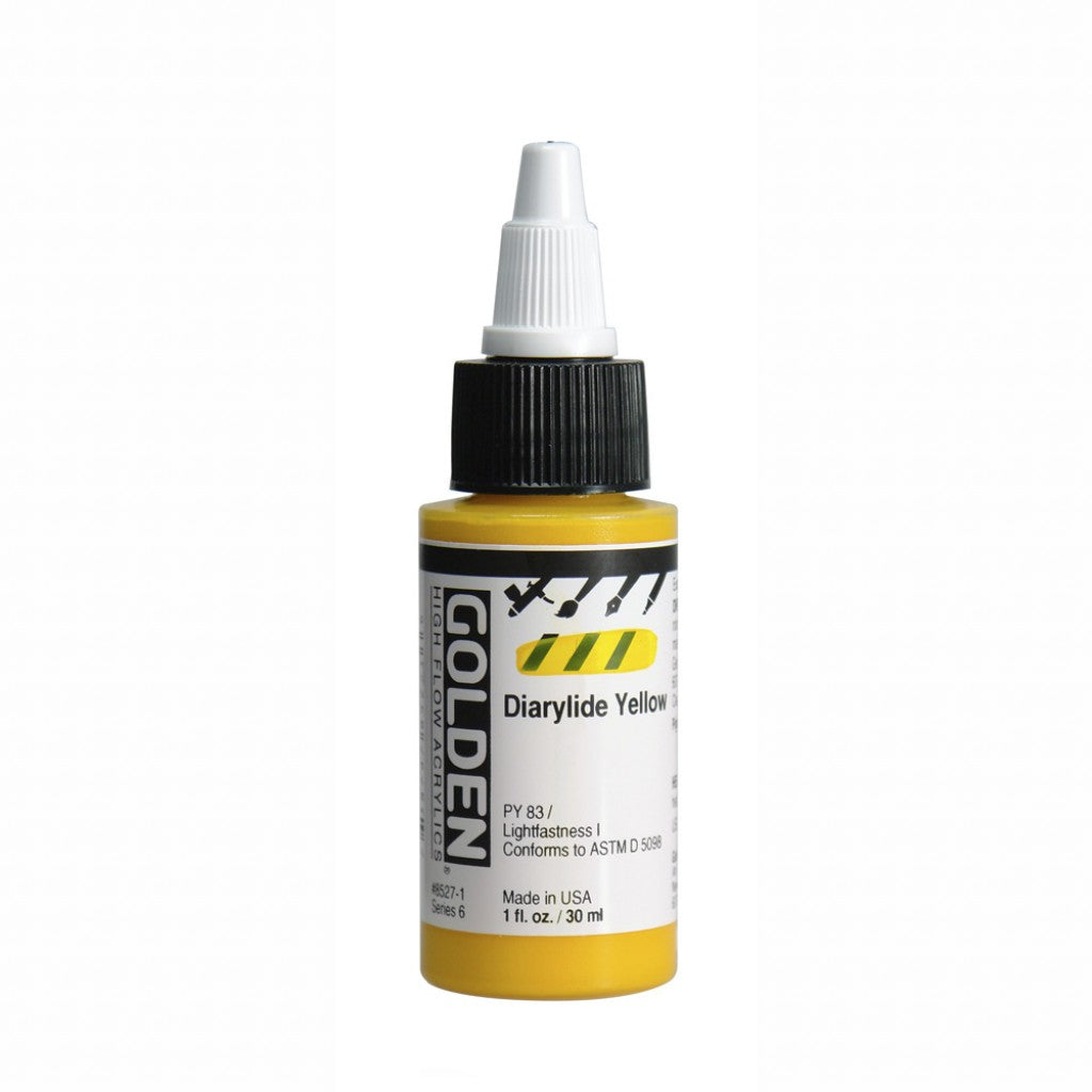 Golden High Flow Acrylics 30ml - Diarylide Yellow