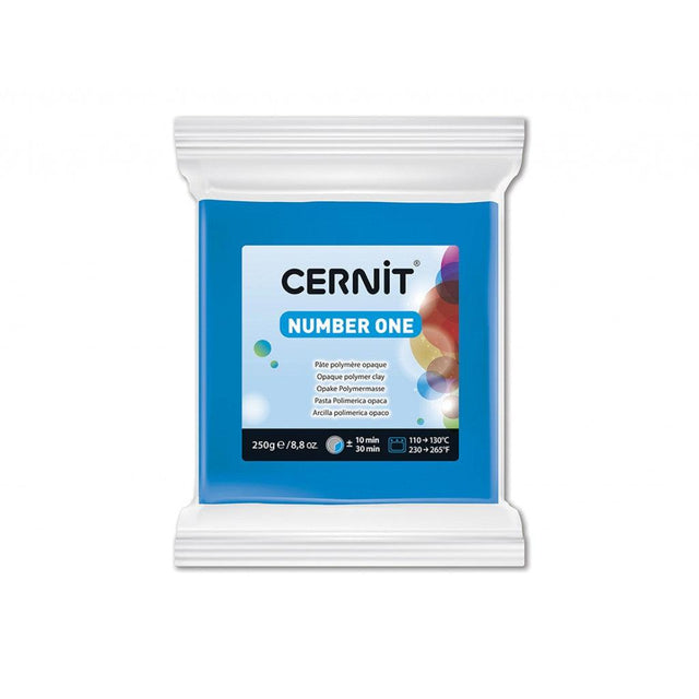 Cernit Number One 250g - 200 Blå - HobbyHimmelen