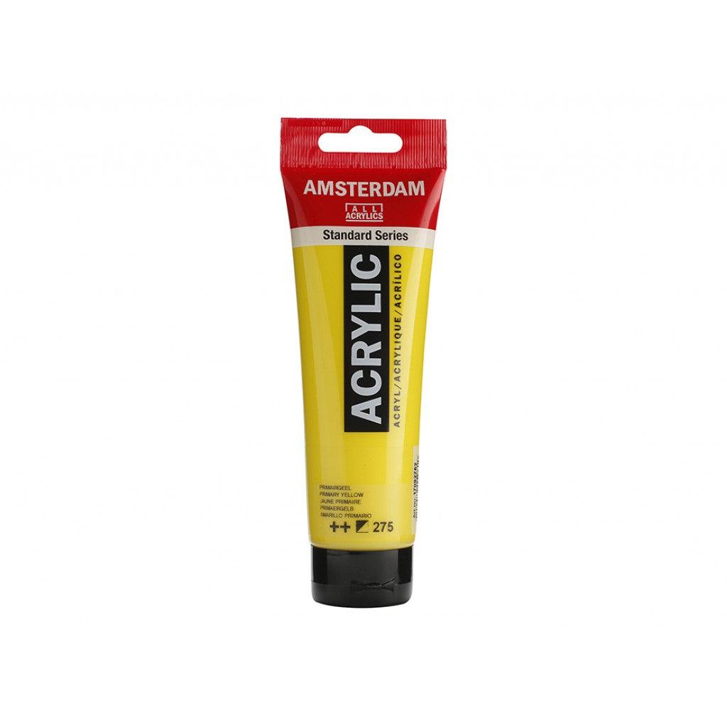 Amsterdam Standard 120ml - 275 Primary Yellow - HobbyHimmelen