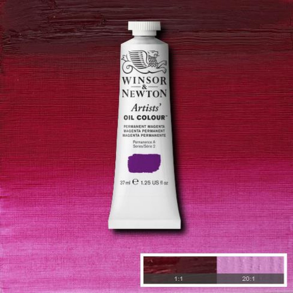 W&N - Artists Oil 37ml - 489 Permanent Magenta(Quinacrid)