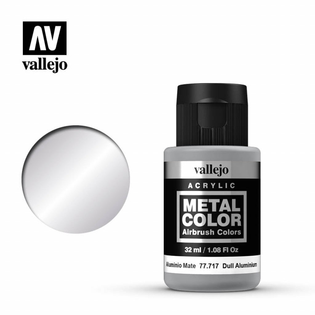 Vallejo Metal Color 77.717 - Dull Aluminium 32ml