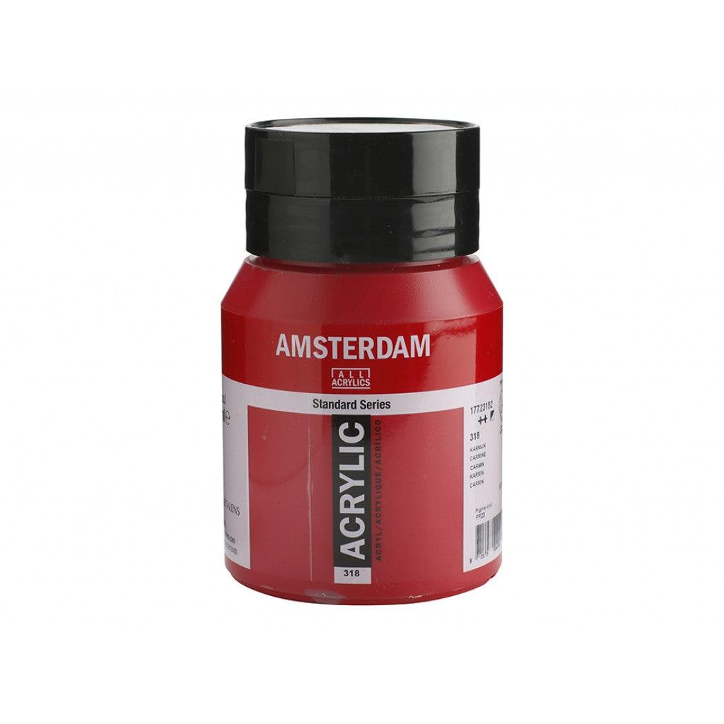 Amsterdam Standard 500ml - 318 Carmine - HobbyHimmelen