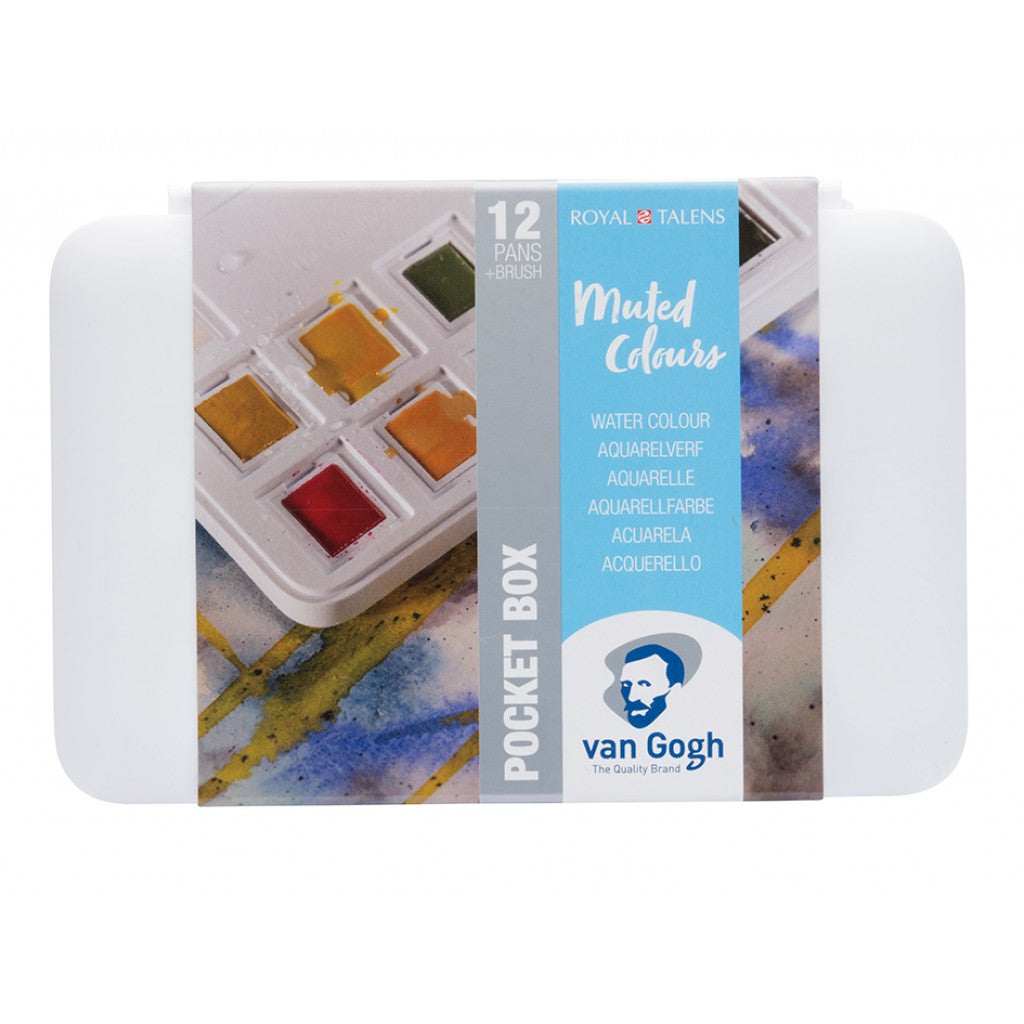 Van Gogh Akvarell - Pocketbox Muted colours