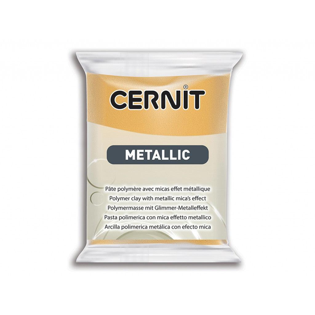 Cernit Metallic 56g - 050 Gold - HobbyHimmelen