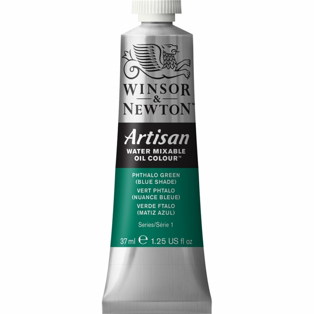 W&N - Artisan Water Mixable Oil 37ml - 522 Phthalo Green(Blue Shade)
