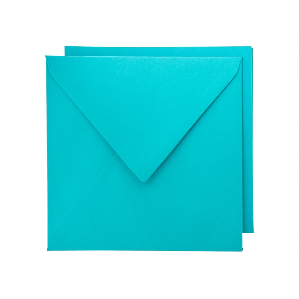 Staz Kort & Konvolutt - 16x16cm 10 stk - 21 Pacific