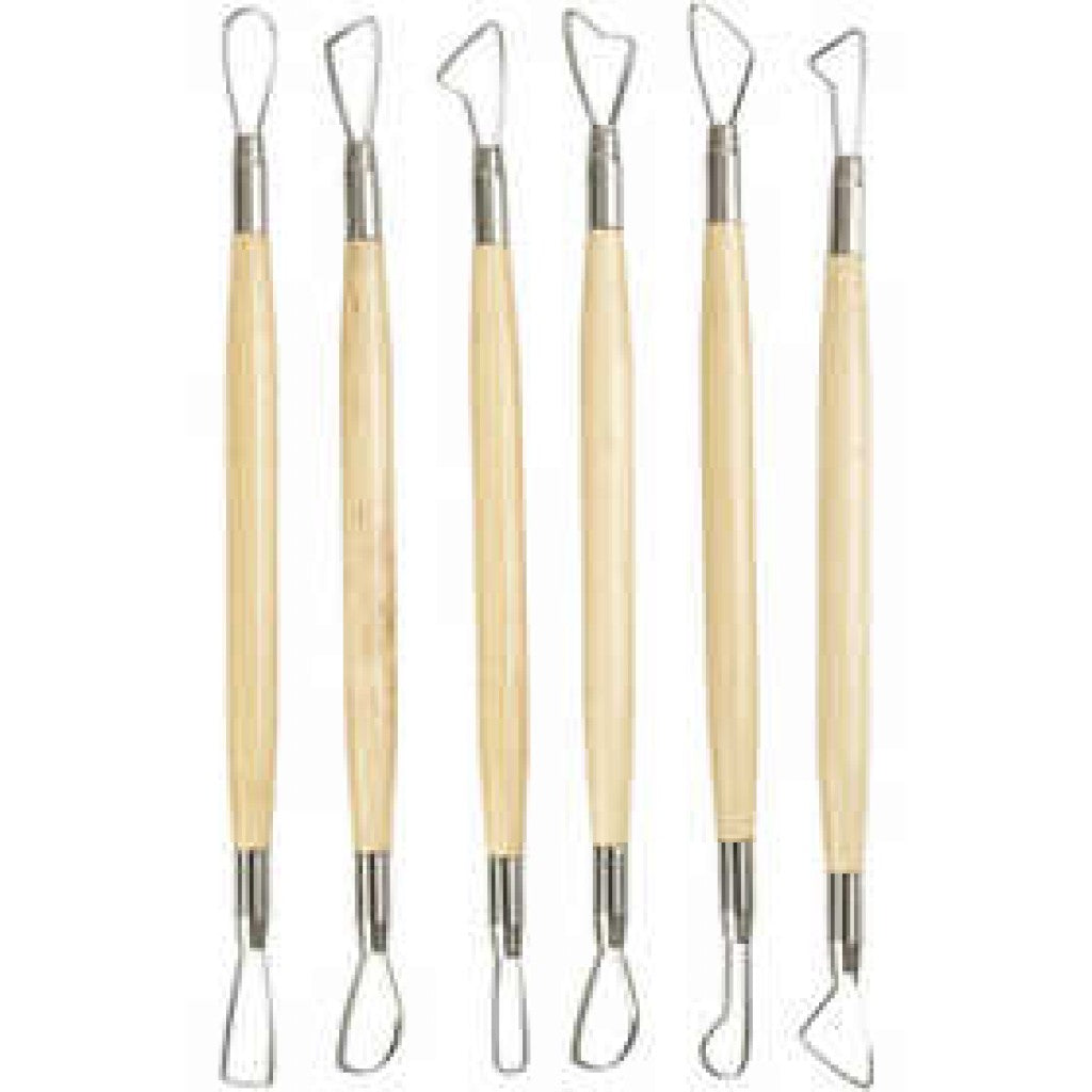 Leirslynger med skarpe kanter, 6ass. L: 20 cm