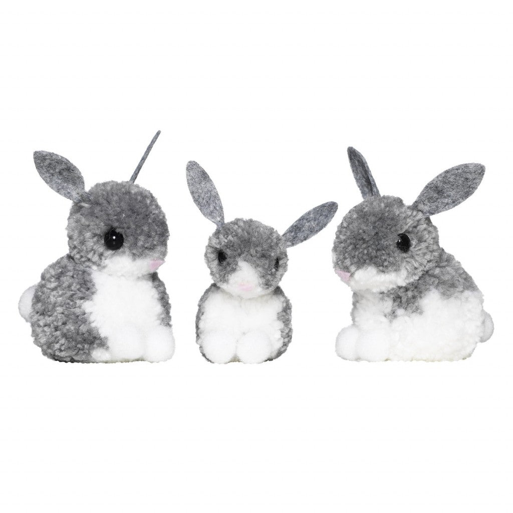 DIY-Kit Påske - Pom-Pom Easter Bunnies
