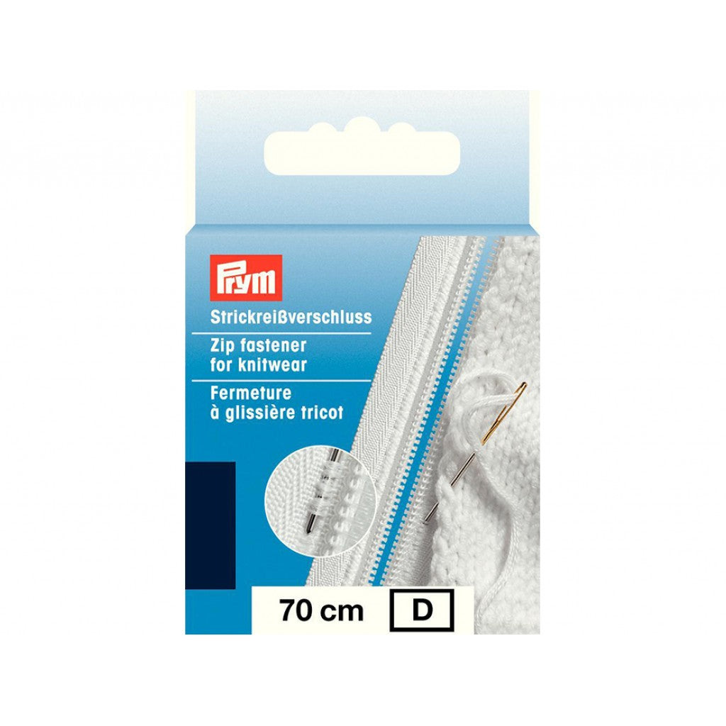 Prym Glidelås Strikk - 70cm -  Marineblå
