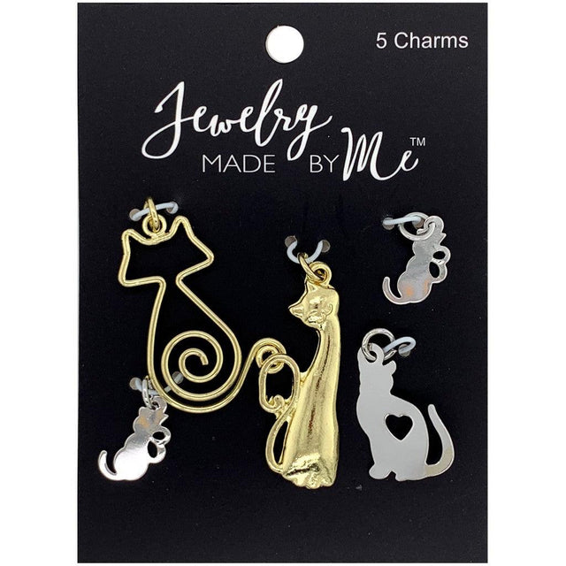 Charms 5/Pkg-Cat - HobbyHimmelen