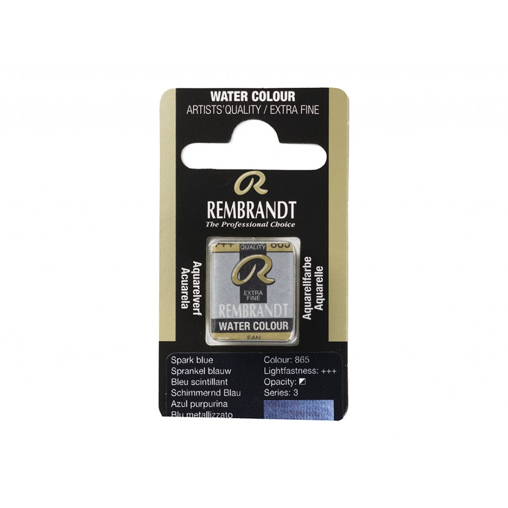 Rembrandt Akvarell Halfpan - Spark Blue 865