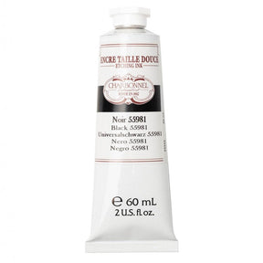 Charbonnel - Etching Ink 60ml - Black 55981 - HobbyHimmelen