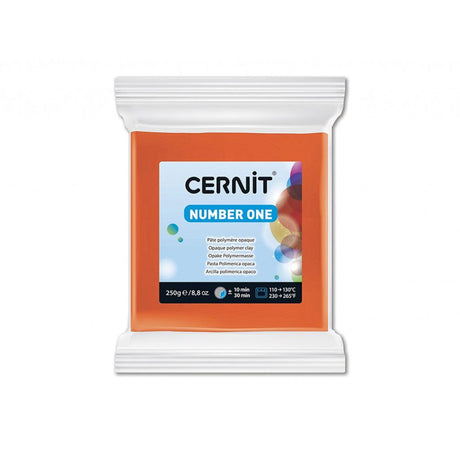 Cernit Number One 250g - 752 Orange - HobbyHimmelen