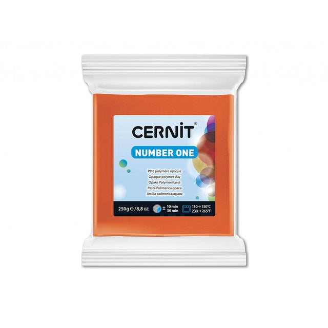 Cernit Number One 250g - 752 Orange - HobbyHimmelen