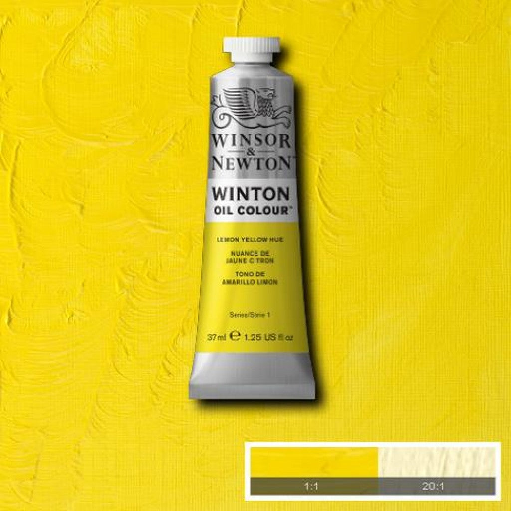 W&N - Winton Oil 37ml - 346 Lemon Yellow Hue