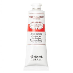 Charbonnel - Etching Ink 60ml - Cardinal Red - HobbyHimmelen