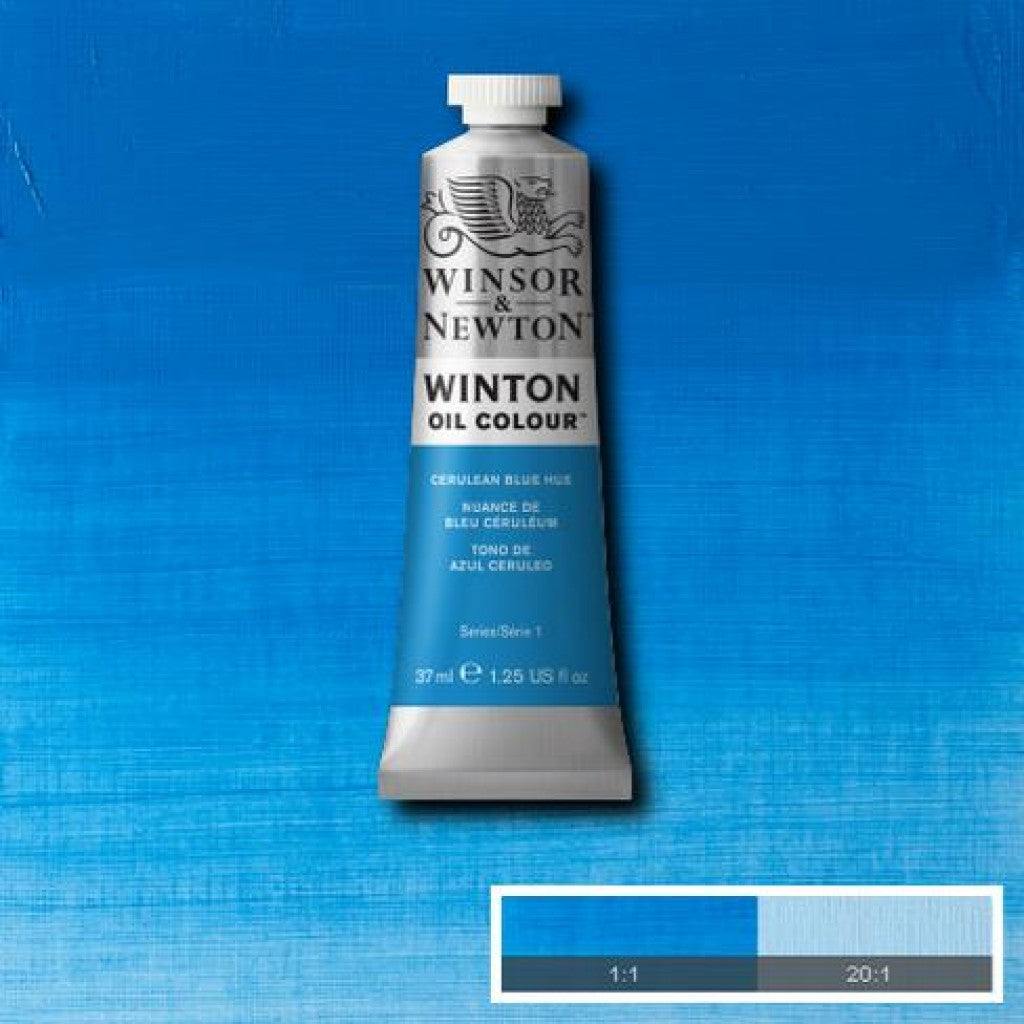 W&N - Winton Oil 37ml - 138 Cerulean Blue Hue